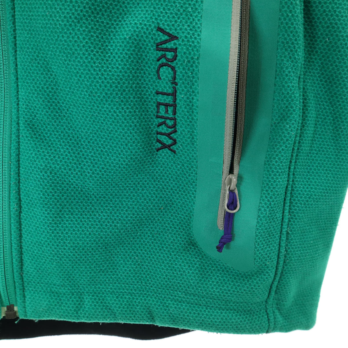 ARC'TERYX アークテリクス ポーラテック ストラトフーディー ジャケット S グリーン 裏フリース メンズ