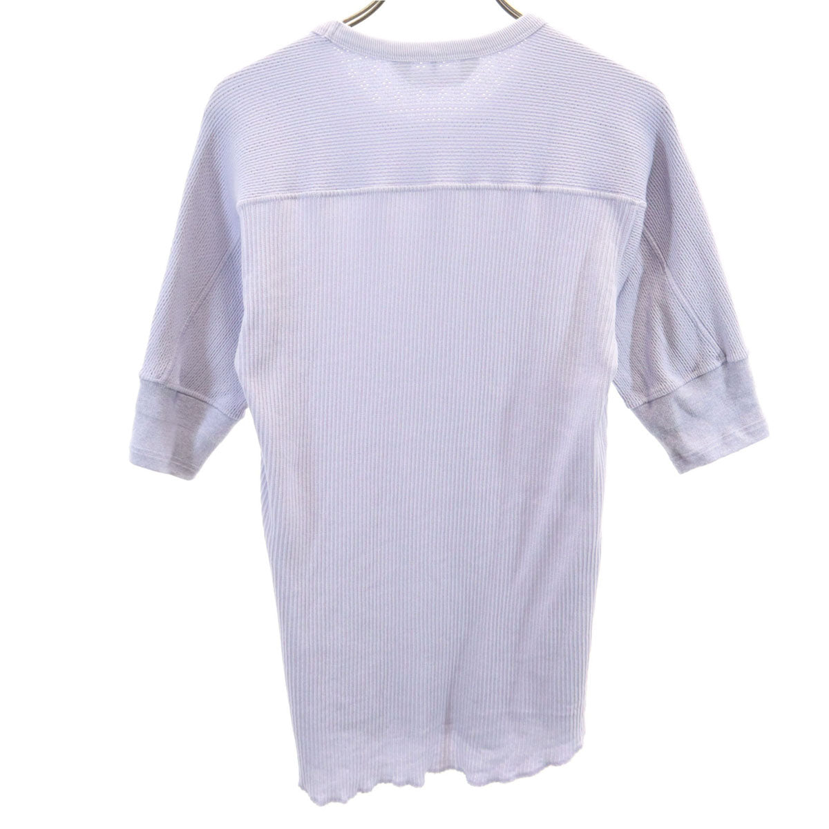 beautiful people ビューティフルピープル 5分袖 Tシャツ 38 パープル系 CREATIONS-TOKYO ロンT メンズ