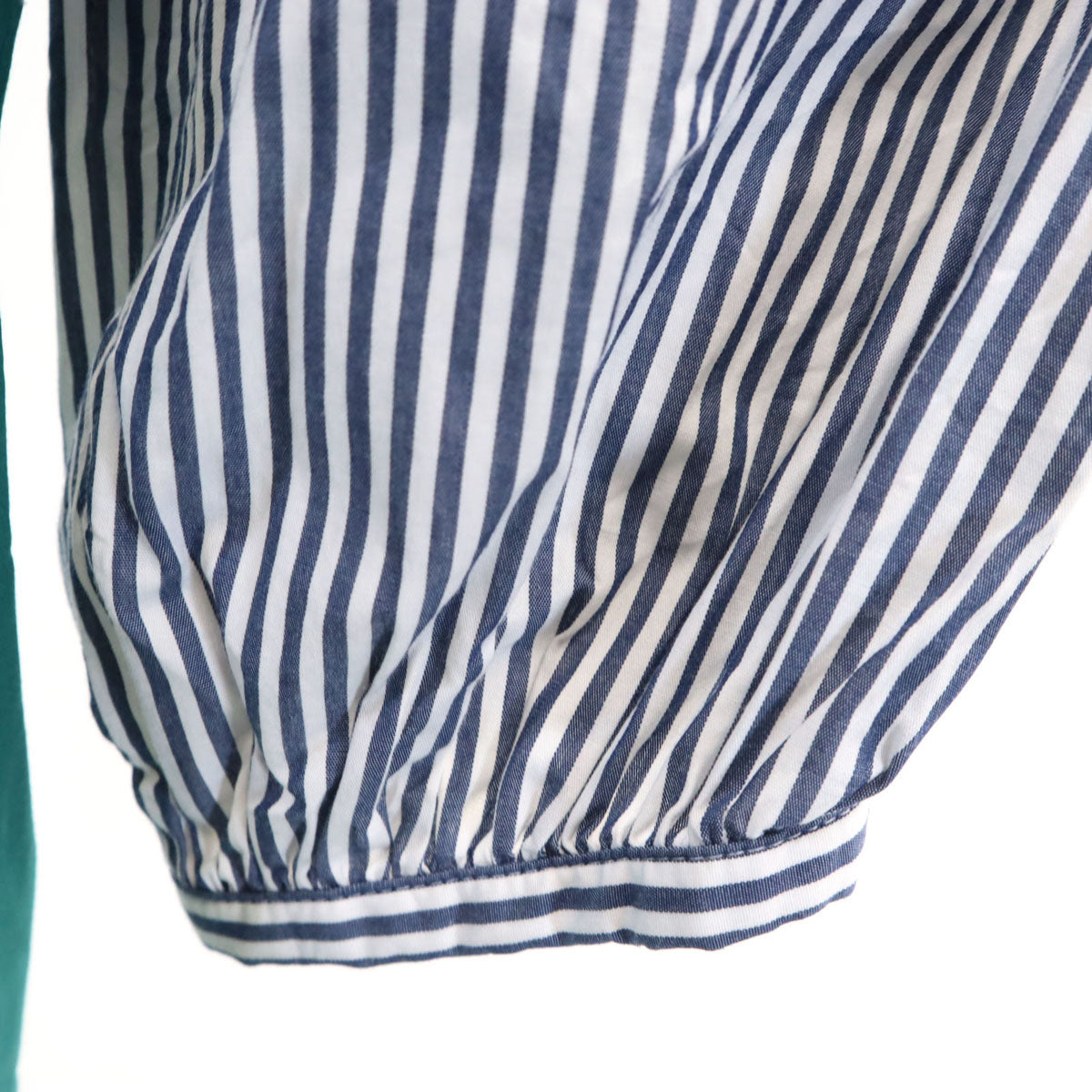 BLUE LABEL CRESTBRIDGE ブルーレーベルクレストブリッジ 7分袖 ワンピース 38 グリーン系 三陽商会 レディース