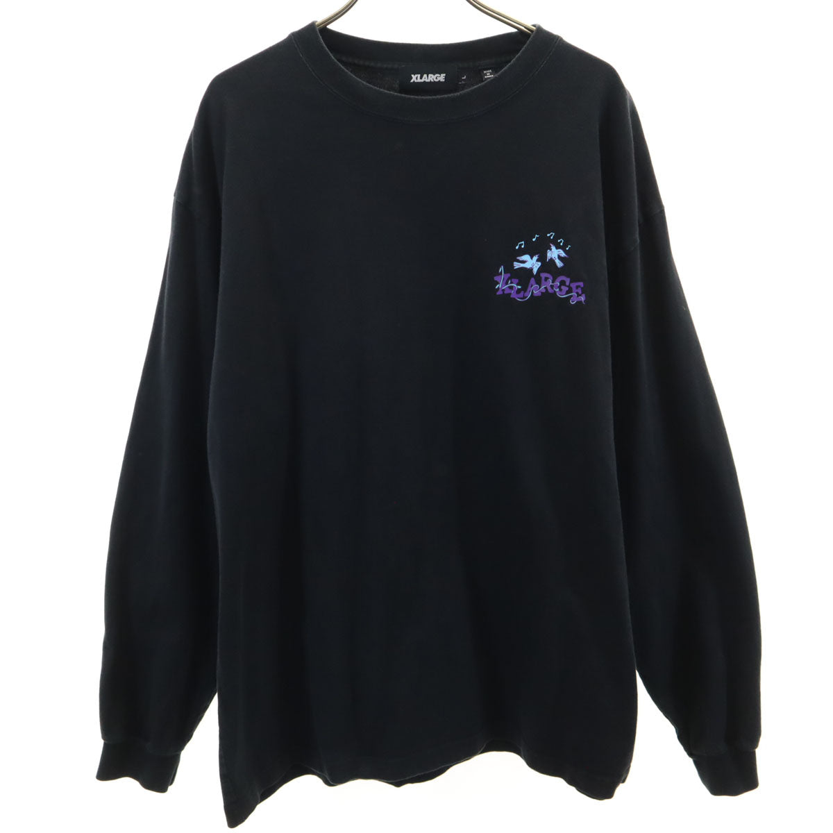 XLARGE エクストララージ 長袖 Tシャツ L ブラック ロンT メンズ