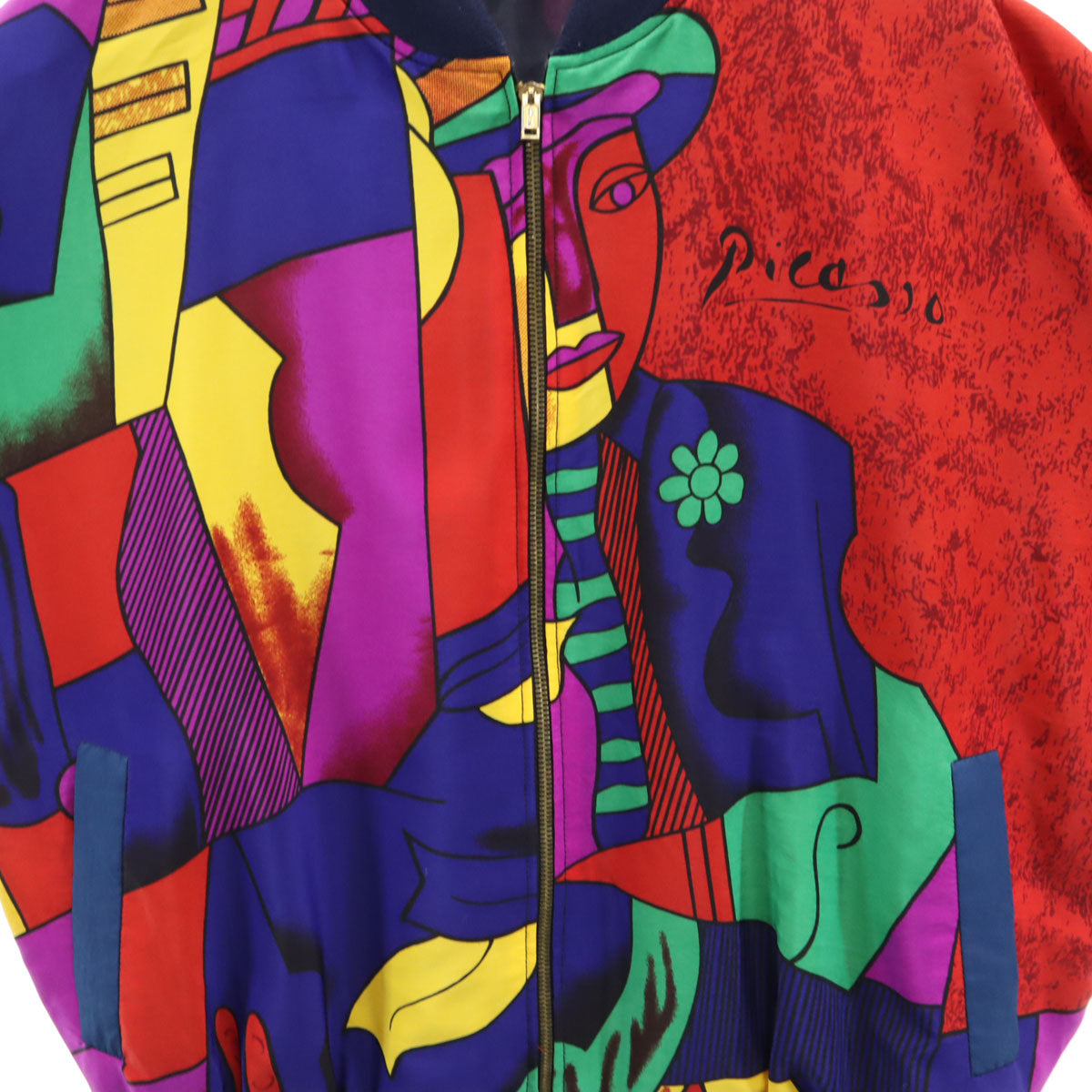 90s オールド ピカソプリント ジャケット レッド Picasso ブルゾン メンズ