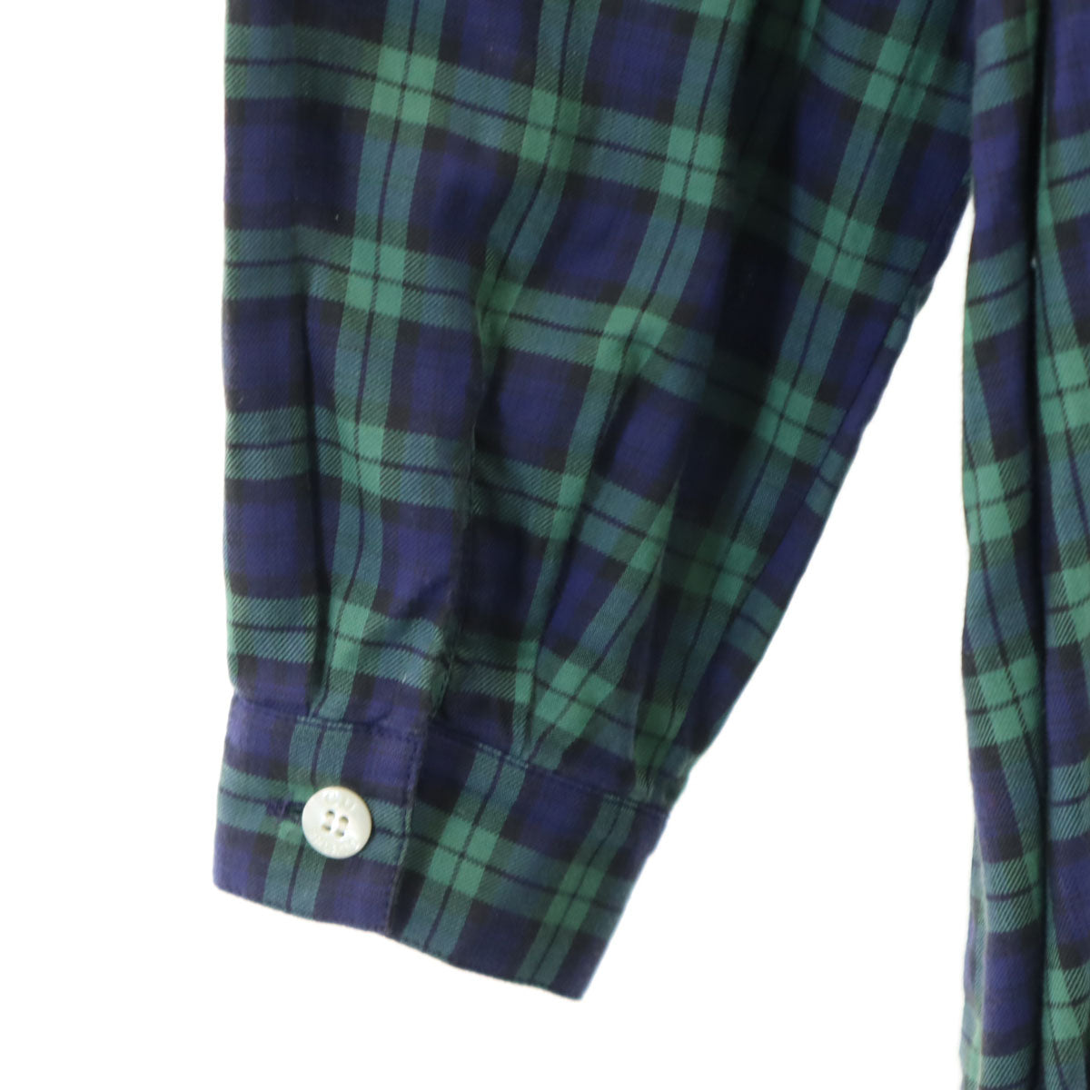 Christian Dior SPORTS クリスチャンディオールスポーツ 90s オールド チェック柄 長袖 チュニック丈 シャツ M ネイビー レディース