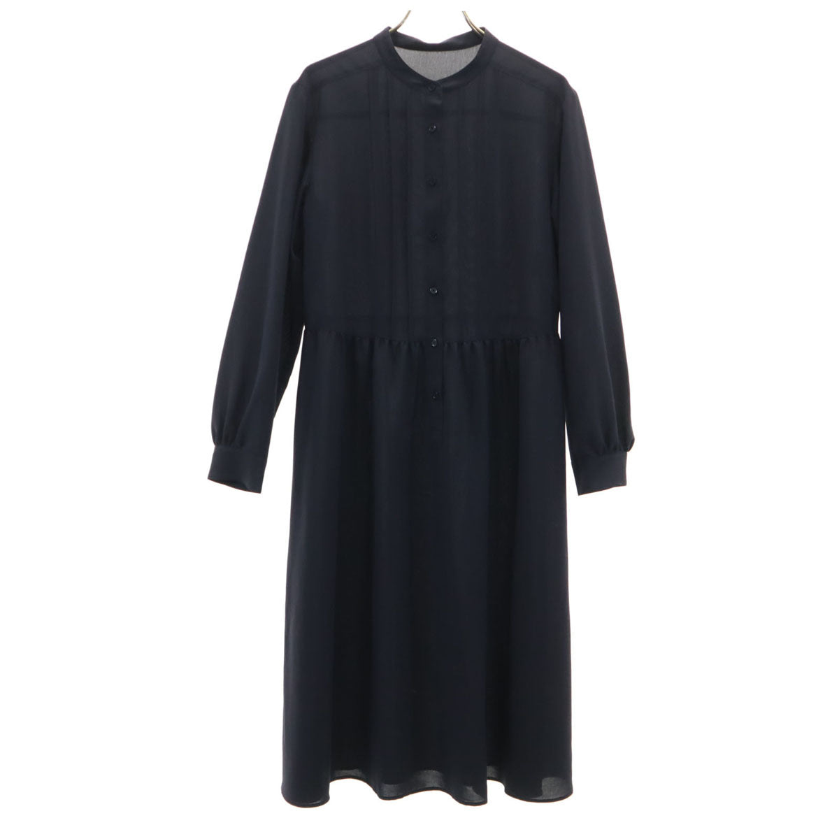 MACKINTOSH PHILOSOPHY マッキントッシュフィロソフィー 長袖 シャツワンピース 38 ネイビー プルオーバー レディース