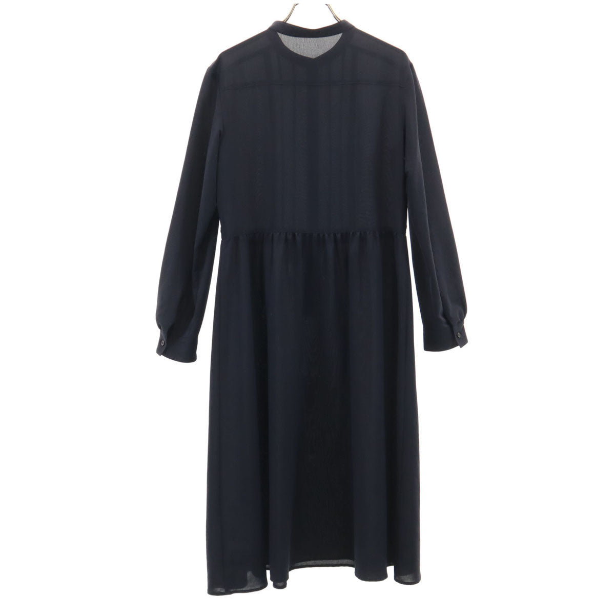 MACKINTOSH PHILOSOPHY マッキントッシュフィロソフィー 長袖 シャツワンピース 38 ネイビー プルオーバー レディース
