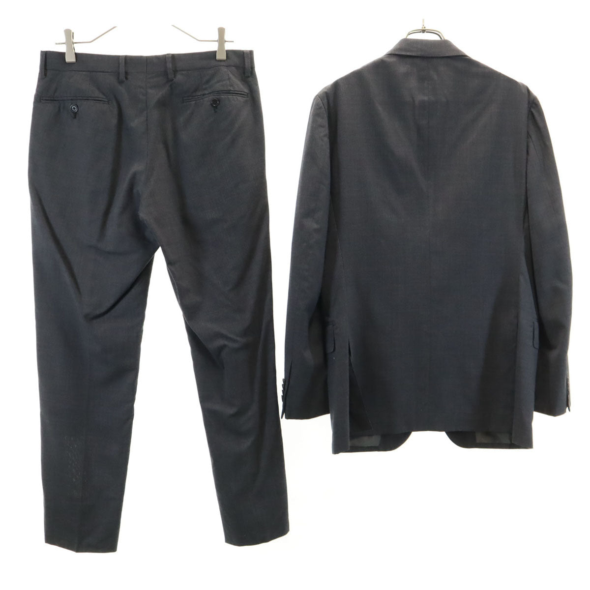 green label relaxing グリーンレーベルリラクシング スーツ 上下 セットアップ 48/80 グレー メンズ