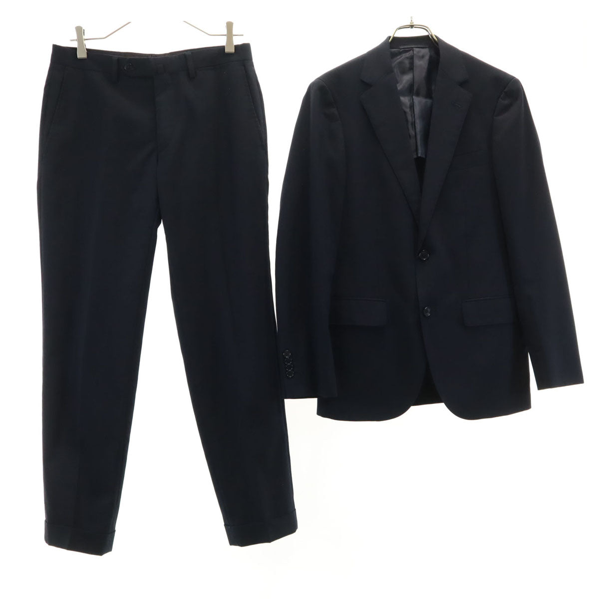 UNITED ARROWS ユナイテッドアローズ スーツ 上下 セットアップ 44 ネイビー メンズ