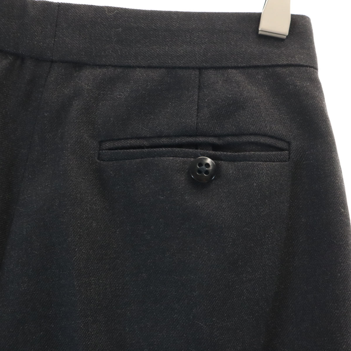RALPH LAUREN ラルフローレン 日本製 ウール パンツスーツ 上下 セットアップ 7 グレー インパクト21 レディース
