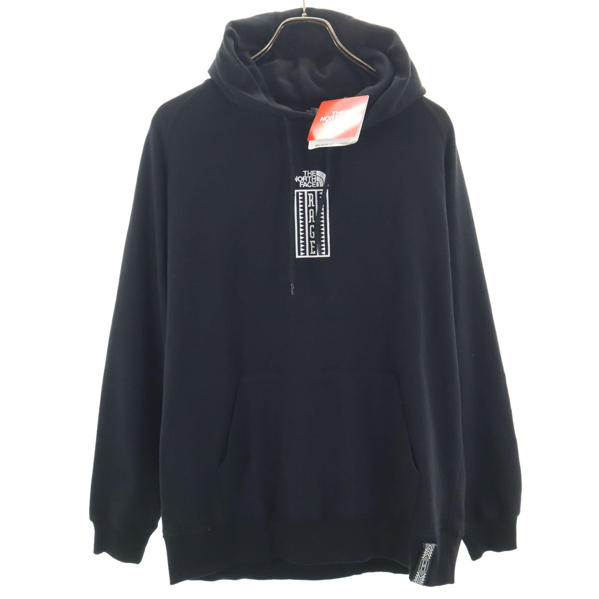 THE NORTH FACE ノースフェイス 長袖 RAGE スウェットパーカー M ブラック NT11965 アウトドア メンズ