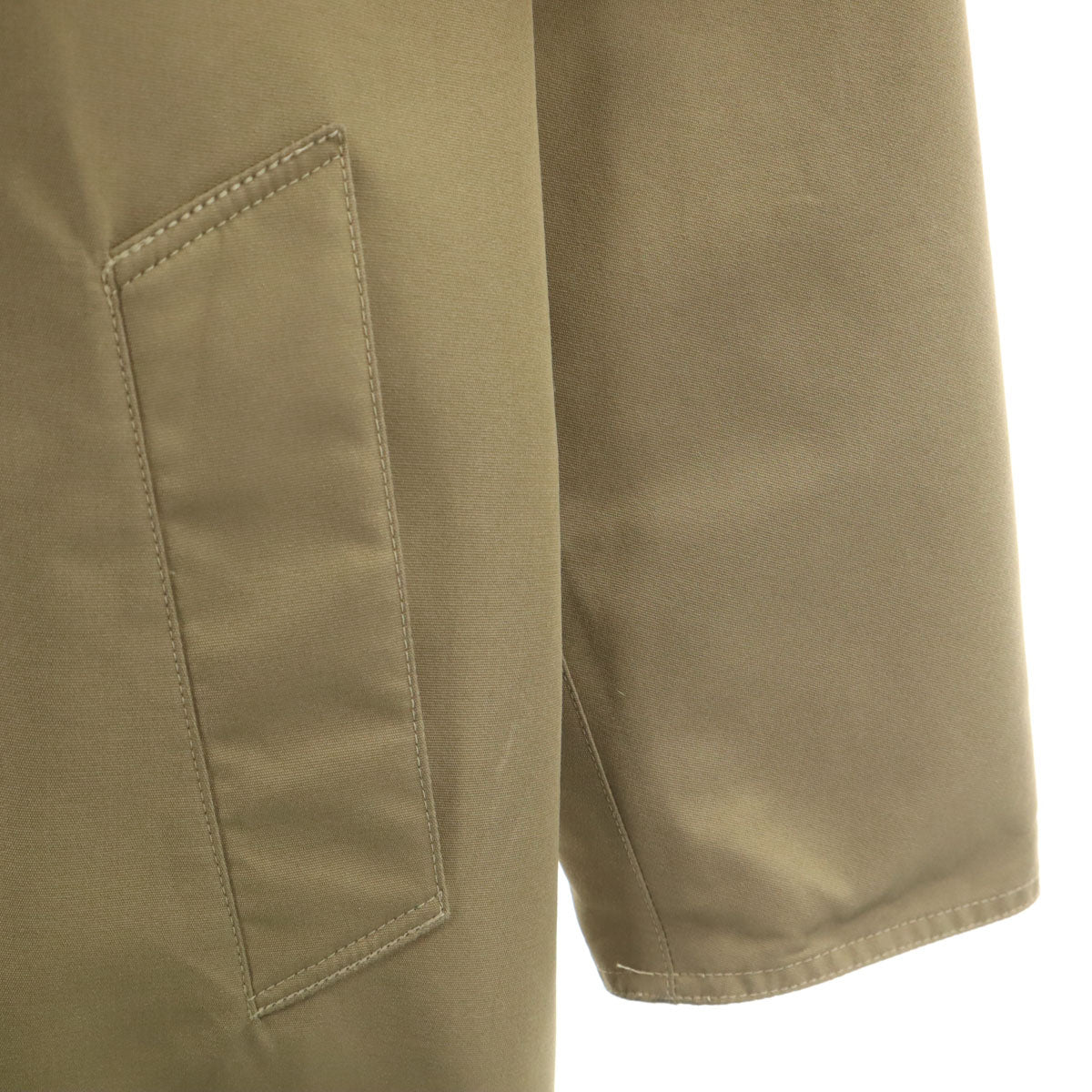 A.P.C. アーペーセー フランス製 オールド ステンカラーコート M オリーブ系 メンズ