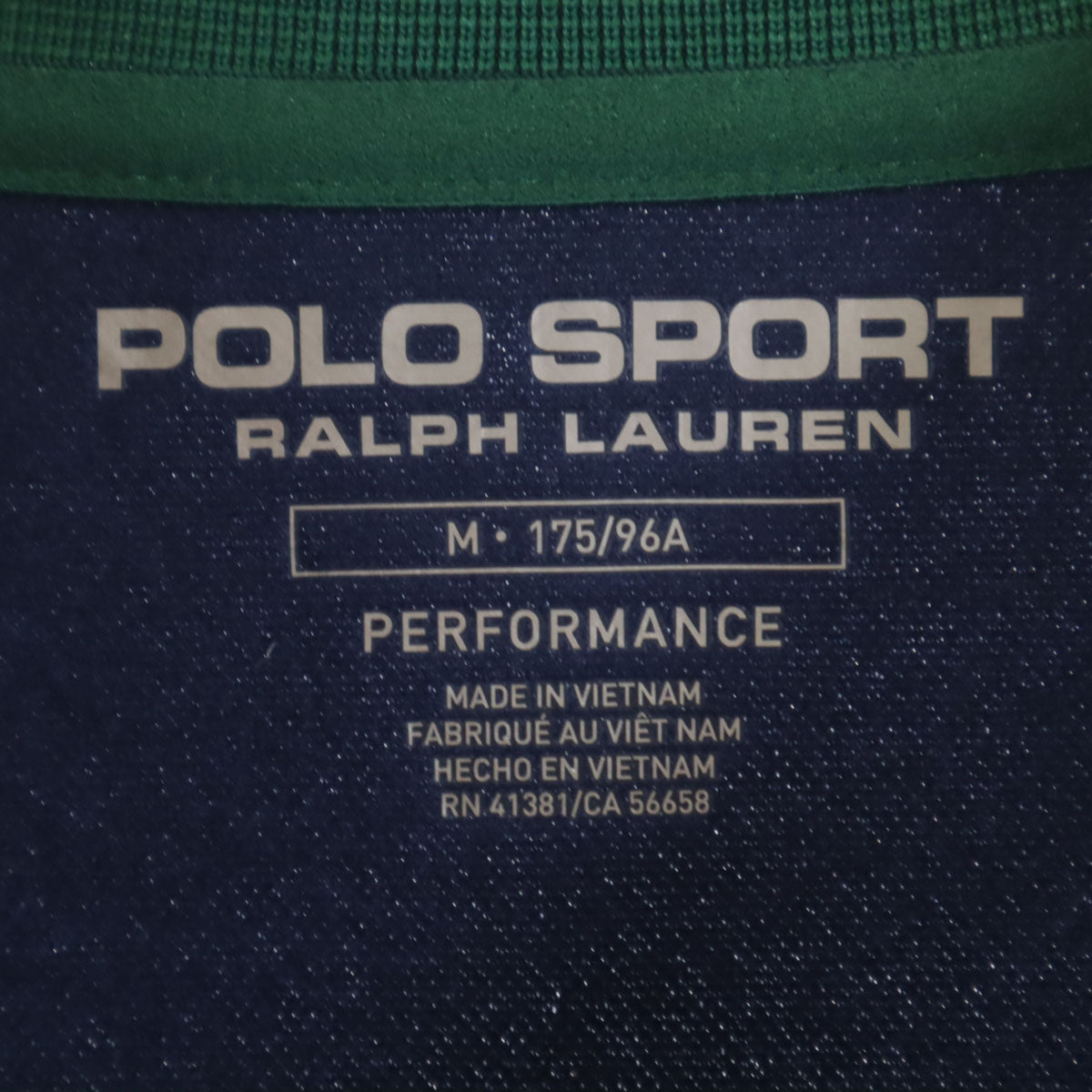 美品 POLO SPORT RALPH LAUREN ポロスポーツラルフローレン トラックジャケット M ネイビー 裏起毛 ジャージ メンズ