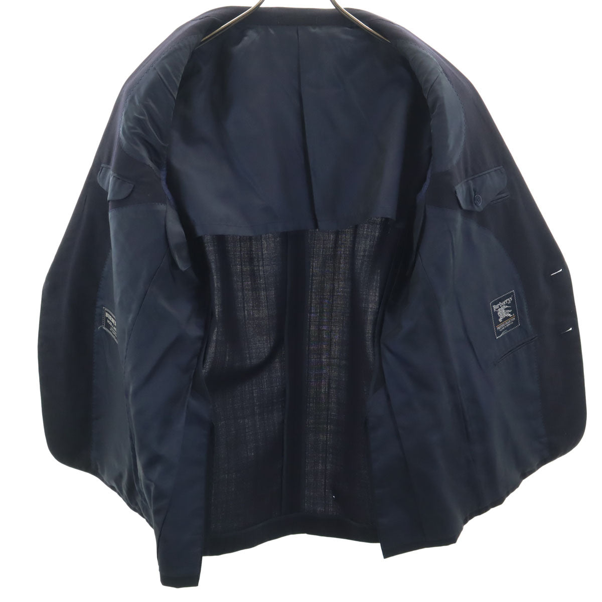 Burberrys バーバリーズ 90s オールド ストライプ柄 テーラードジャケット AB7 ネイビー メンズ