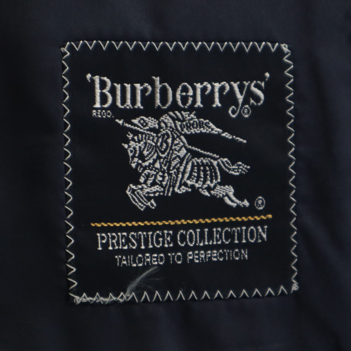 Burberrys バーバリーズ 90s オールド ストライプ柄 テーラードジャケット AB7 ネイビー メンズ
