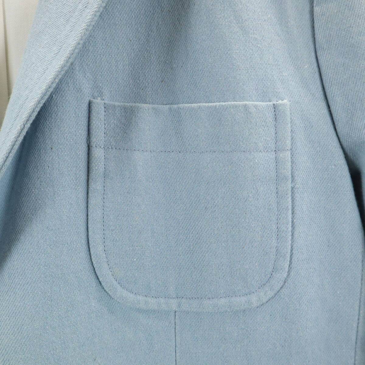 A.P.C. アーペーセー フランス製 オールド デニム テーラードジャケット S ブルー メンズ