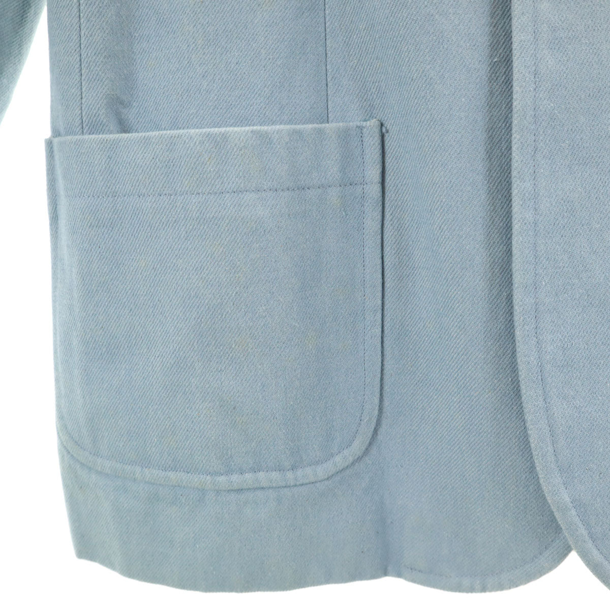 A.P.C. アーペーセー フランス製 オールド デニム テーラードジャケット S ブルー メンズ
