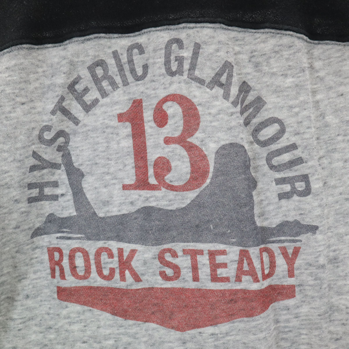 HYSTERIC GLAMOUR ヒステリックグラマー 日本製 7分袖 Tシャツ S グレー レディース