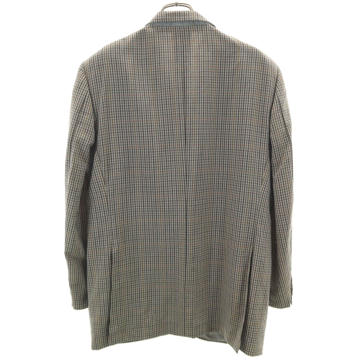 BURBERRY LONDON バーバリーロンドン 日本製 チェック柄 テーラードジャケット AB7 ベージュ 三陽商会 メンズ
