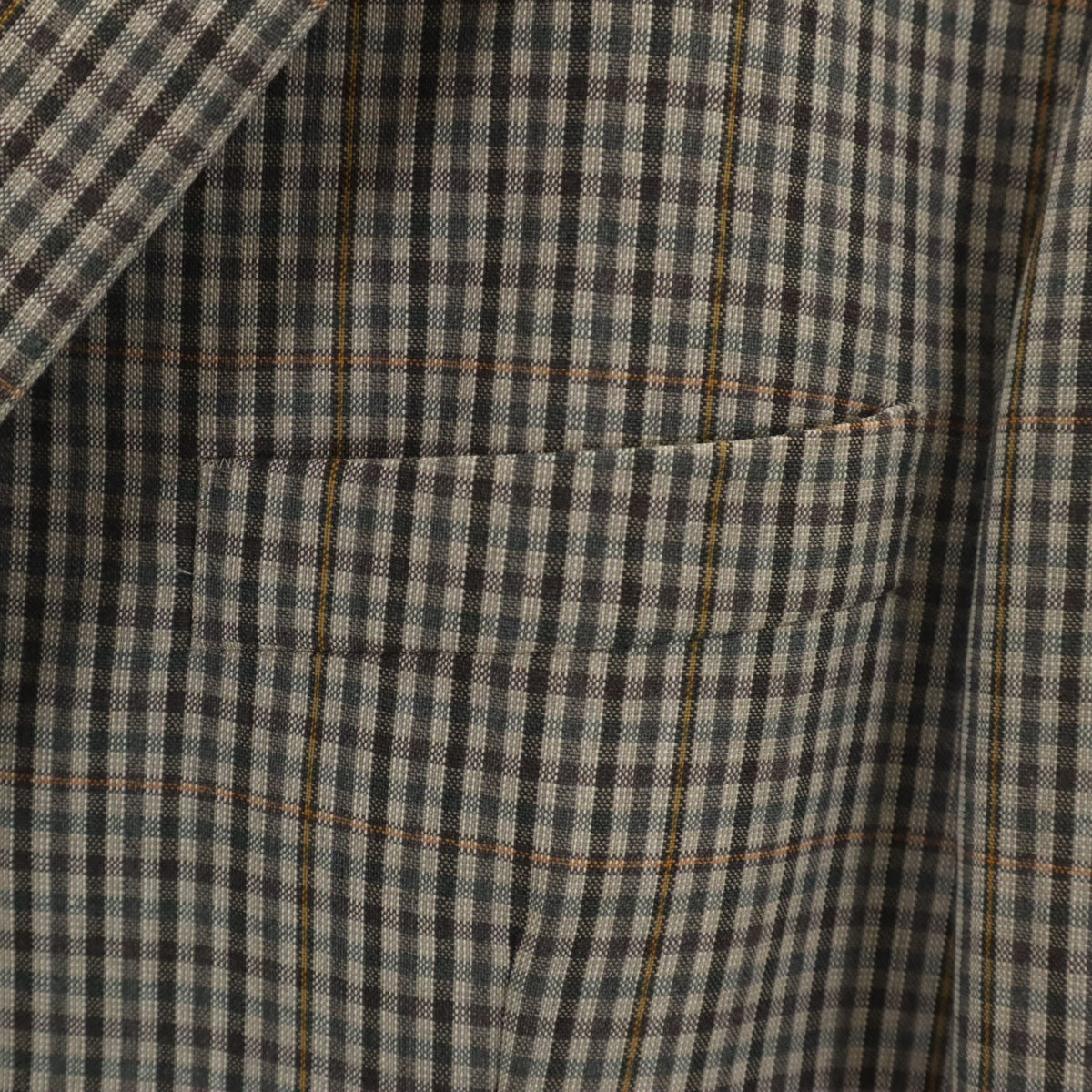 BURBERRY LONDON バーバリーロンドン 日本製 チェック柄 テーラードジャケット AB7 ベージュ 三陽商会 メンズ