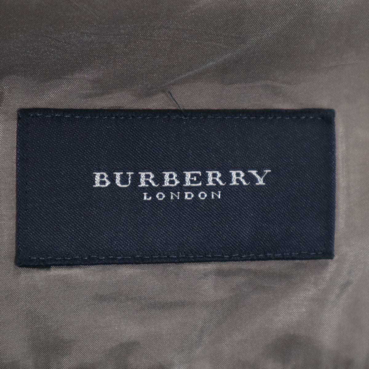 BURBERRY LONDON バーバリーロンドン 日本製 チェック柄 テーラードジャケット AB7 ベージュ 三陽商会 メンズ