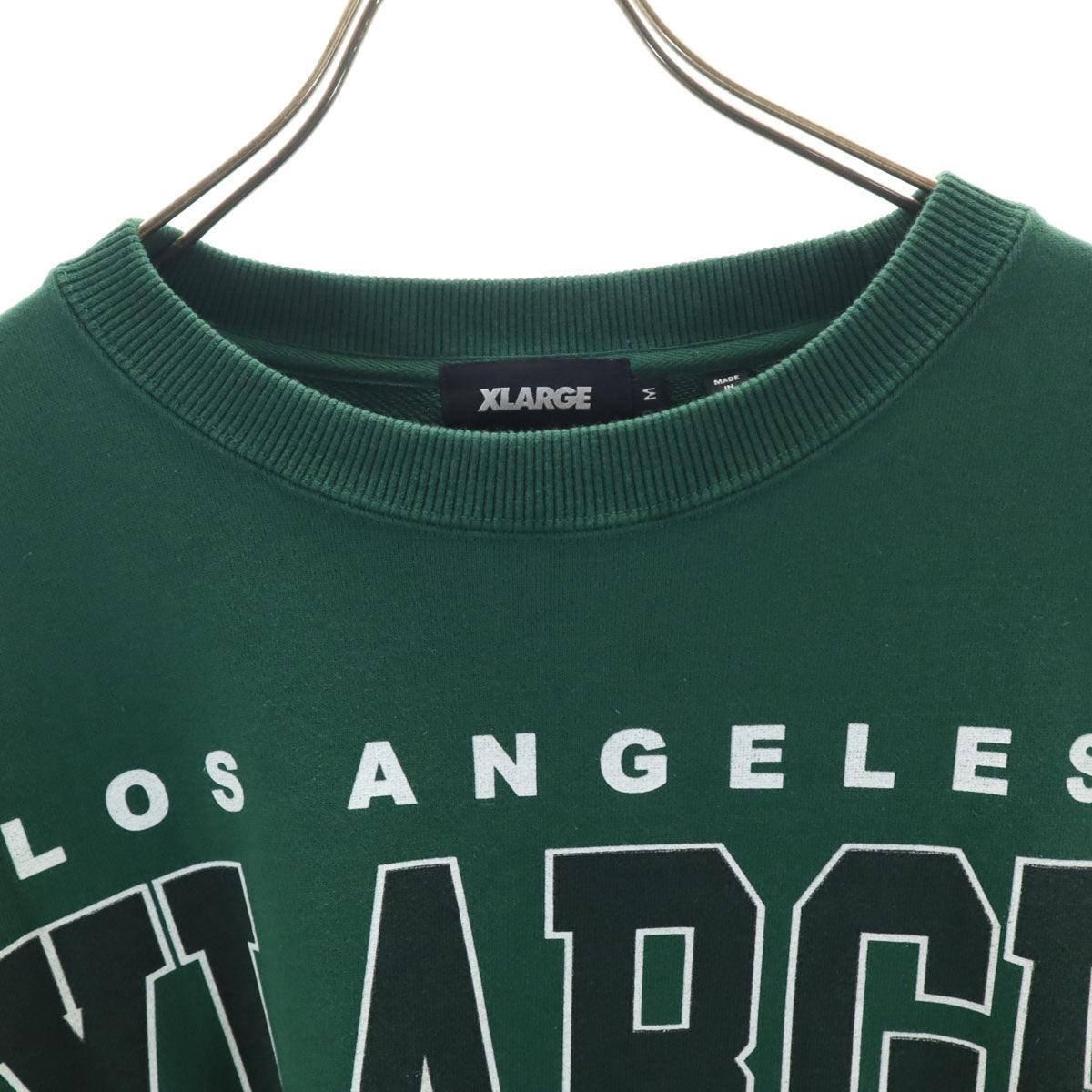 XLARGE エクストララージ 長袖 スウェット トレーナー M グリーン メンズ