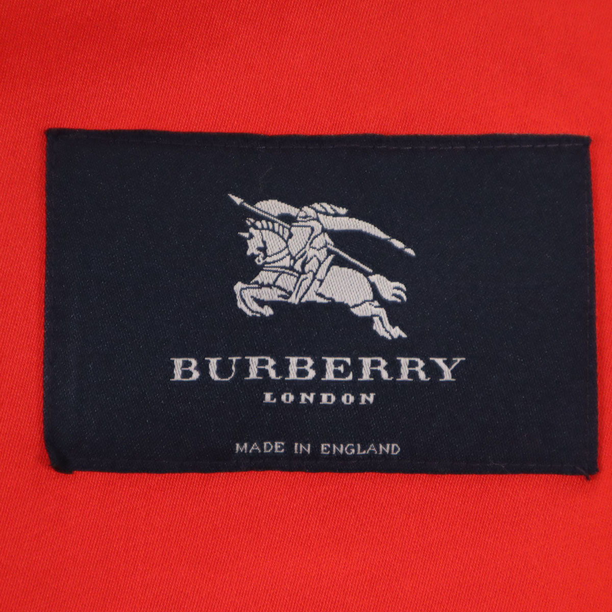 BURBERRY LONDON バーバリーロンドン 英国製 トレンチコート 6 レッド 三陽商会 レディース