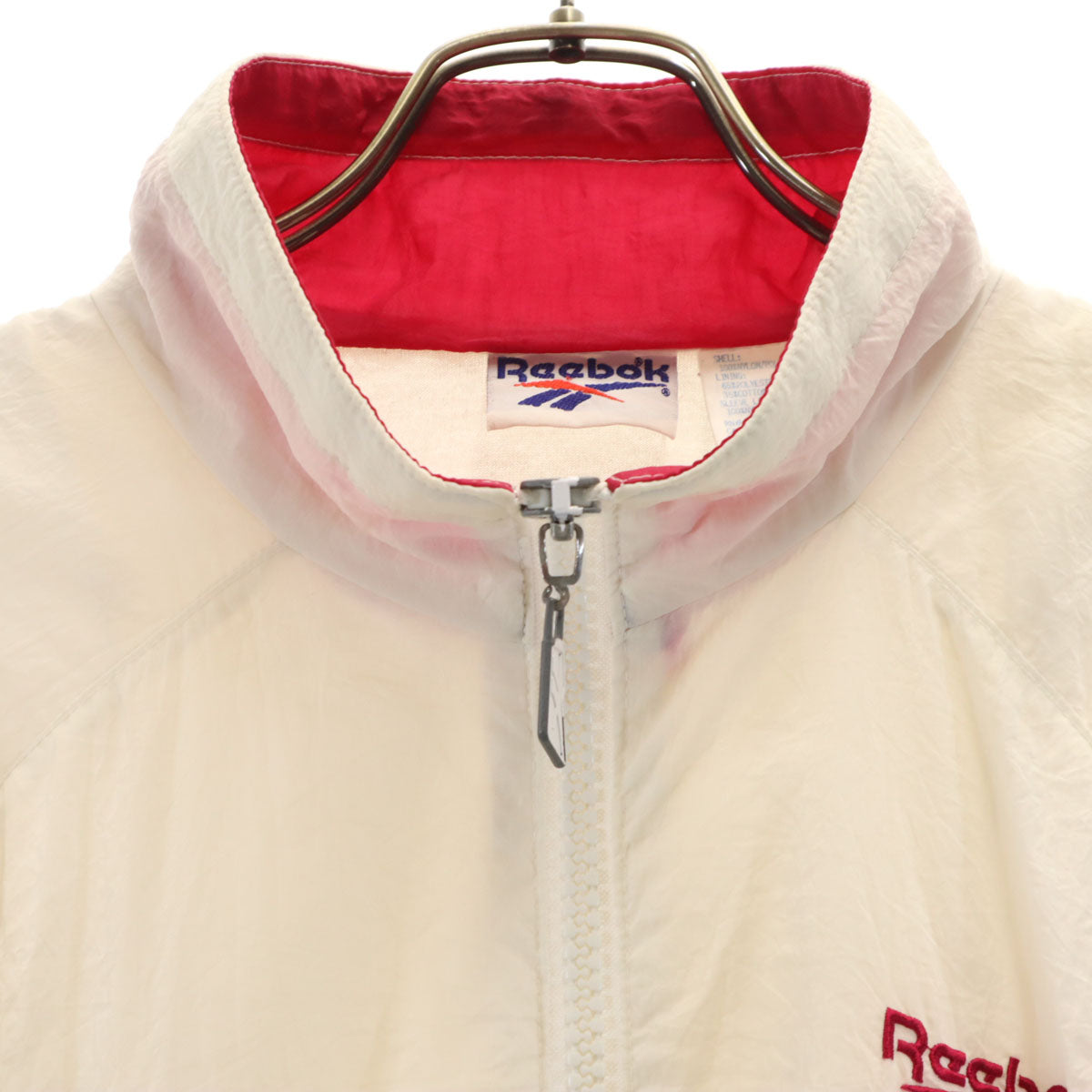 Reebok リーボック 90s オールド ナイロンジャケット XL ホワイト メンズ