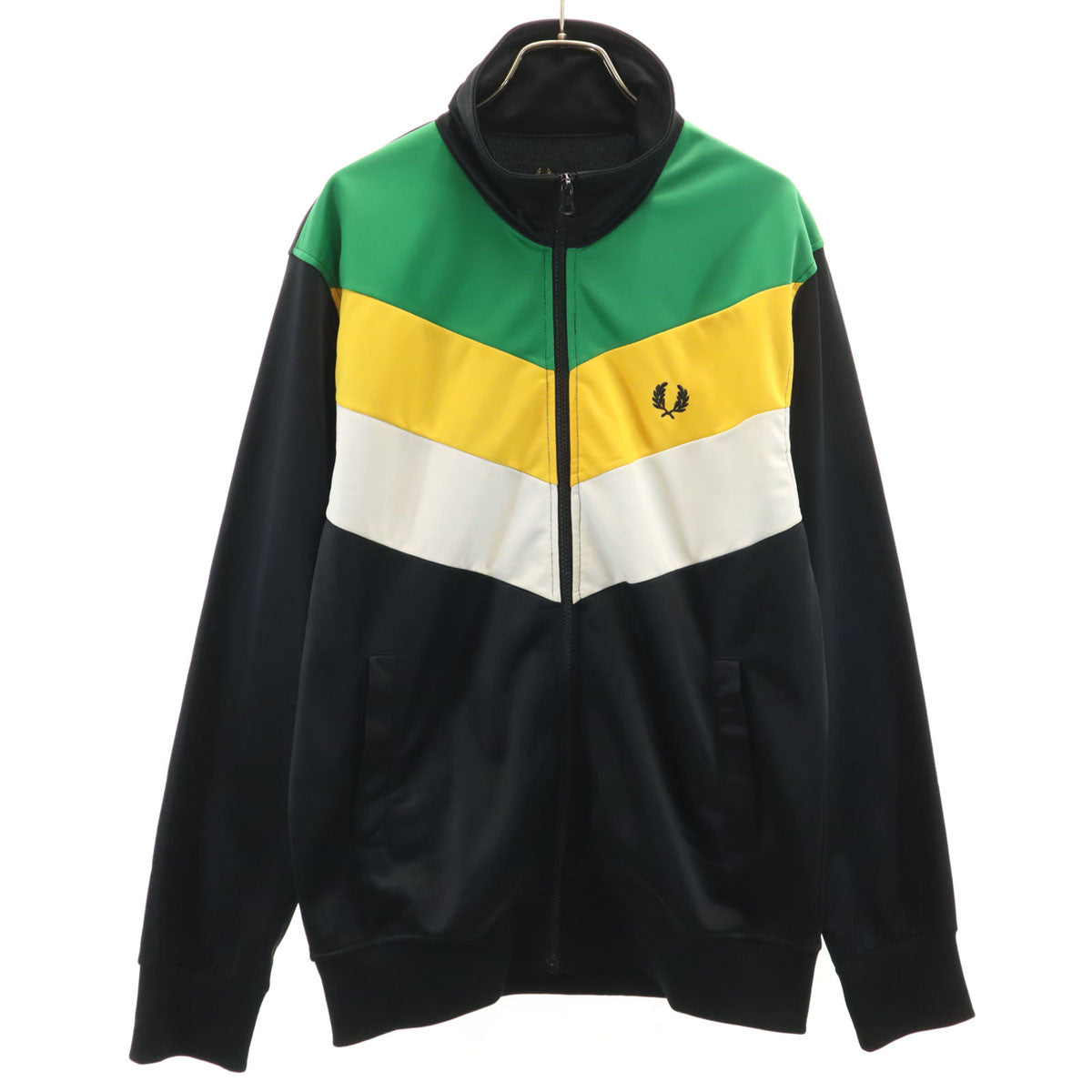 FRED PERRY フレッドペリー トラックジャケット L ブラック ジャージ メンズ