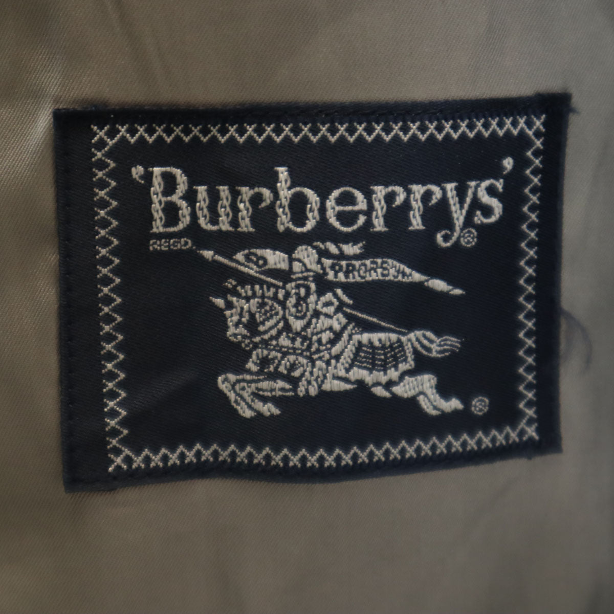 Burberrys バーバリーズ 90s オールド チェック柄 ダブル テーラードジャケット AB6 チャコールグレー メンズ
