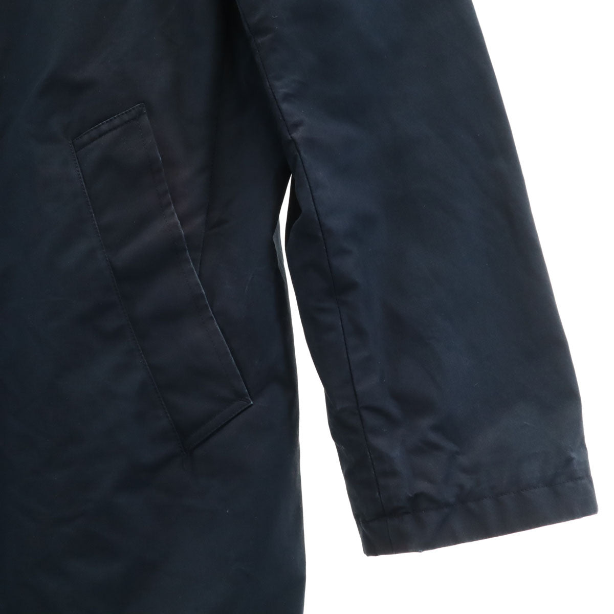 A.P.C. アーペーセー ステンカラーコート M ネイビー メンズ