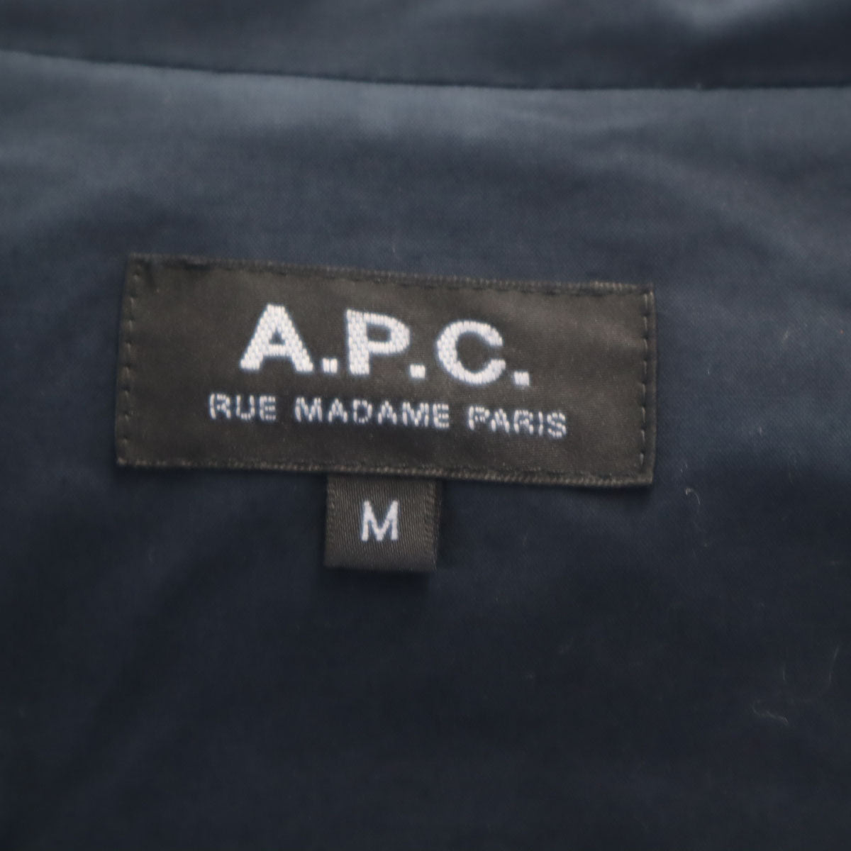 A.P.C. アーペーセー ステンカラーコート M ネイビー メンズ