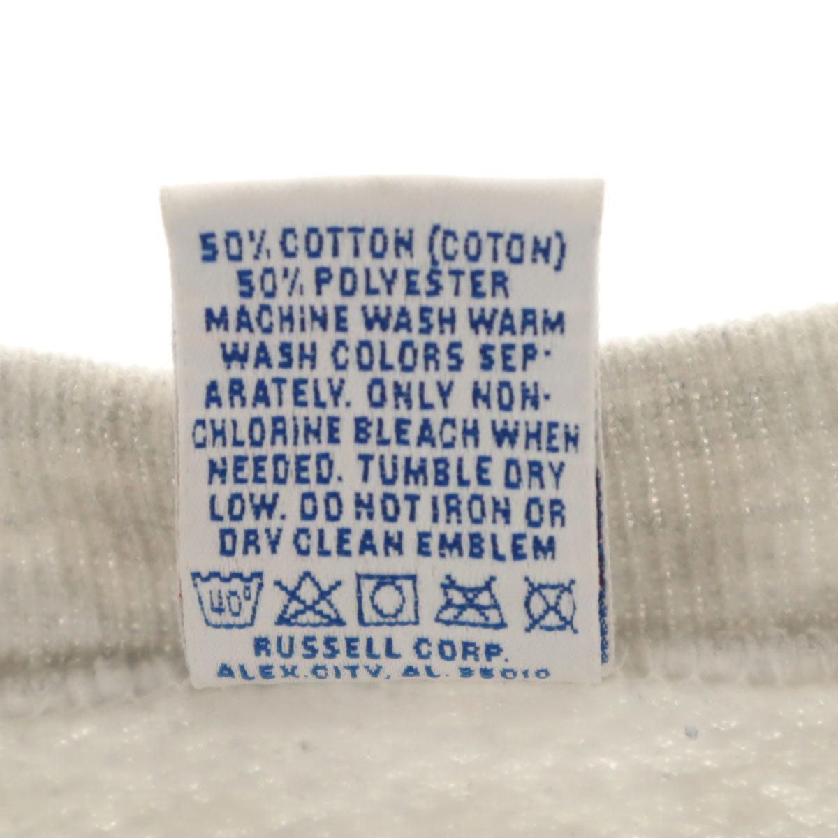 RUSSELL ATHLETIC ラッセルアスレチック 90s USA製 オールド CLEMSON MOM 長袖 スウェット トレーナー XL グレー メンズ