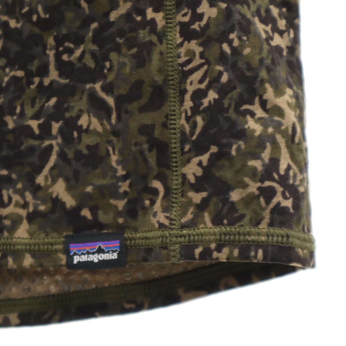 patagonia パタゴニア カモフラ柄 長袖 キャプリーン ミッドウェイト ハーフジップ ウェア M カーキ 44447 アウトドア 迷彩 メンズ