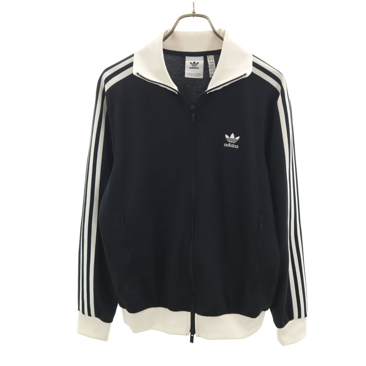 adidas Originals アディダスオリジナルス トレフォイルロゴ ベッケンバウアー トラックジャケット XL ブラック ジャージ メンズ