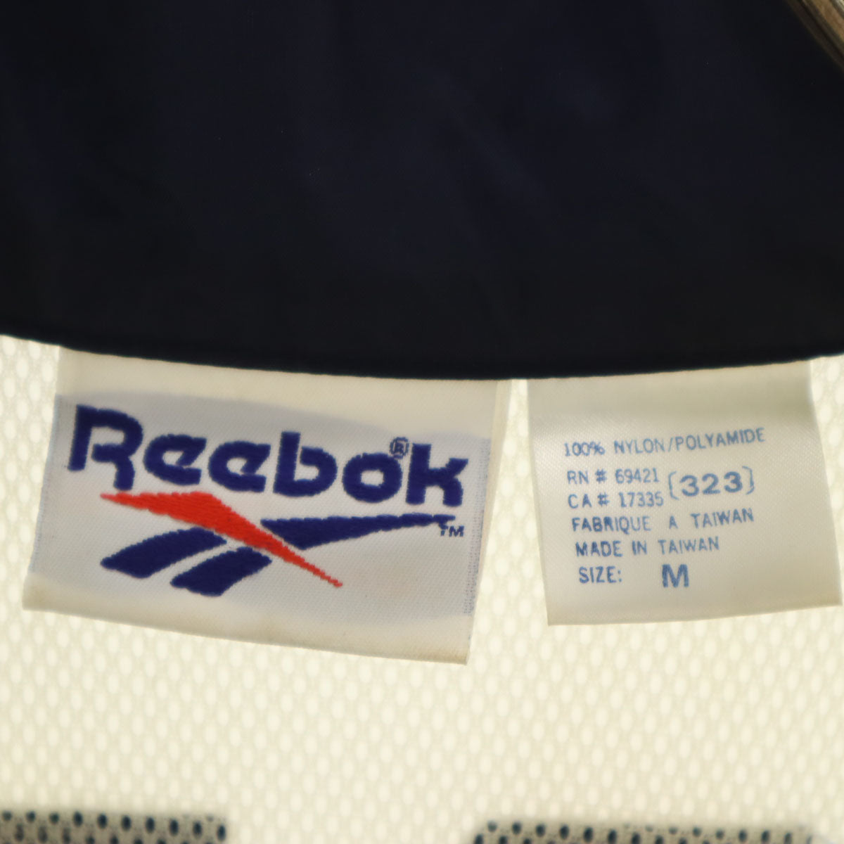 Reebok リーボック 90s オールド ノートルダム ファイティングアイリッシュ ナイロンジャケット M アイボリー フットボール メンズ