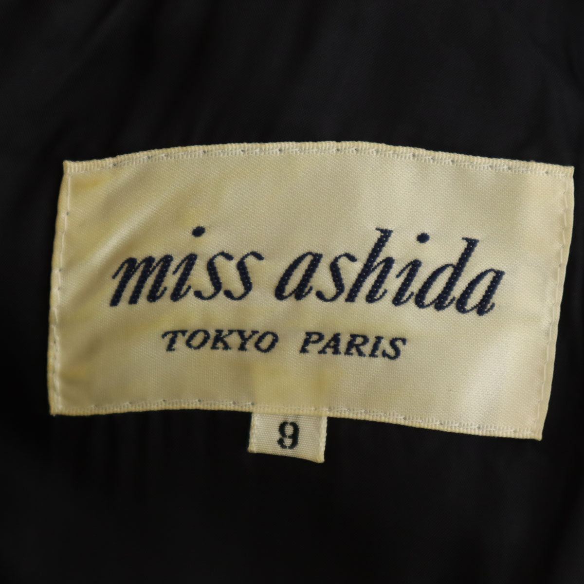 MISS ASHIDA ミスアシダ 日本製 半袖 ワンピース 9 ネイビー アンサンブル セット レディース