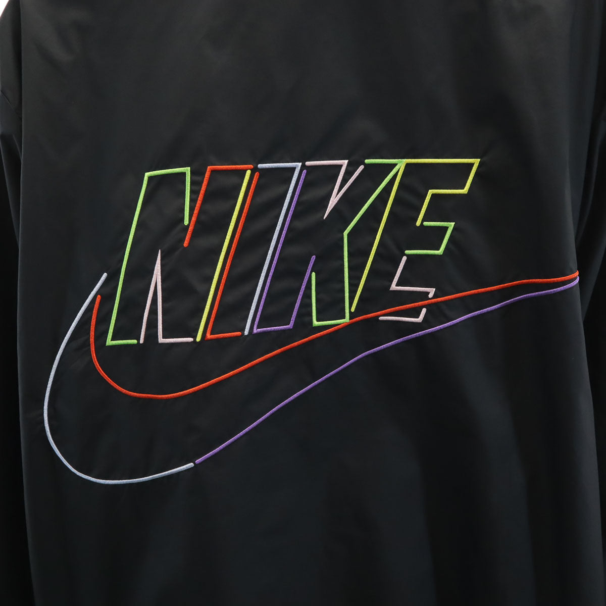 NIKE ナイキ ビックスウォッシュ ウインドブレーカー S ブラック 裏メッシュ メンズ