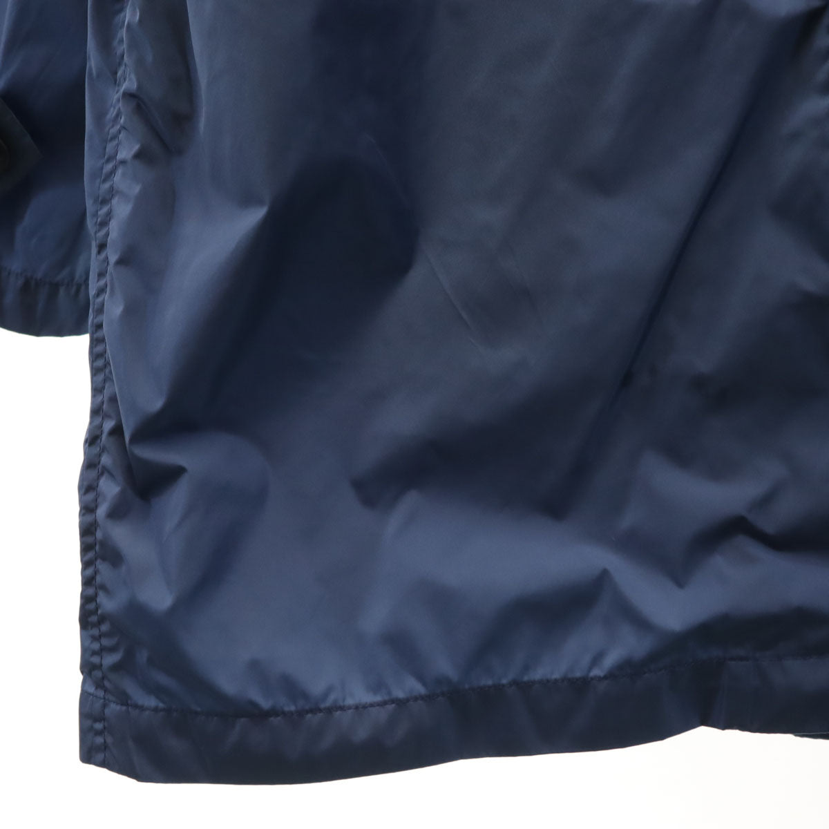 ESTNATION エストネーション ナイロン ステンカラーコート S ネイビー メンズ