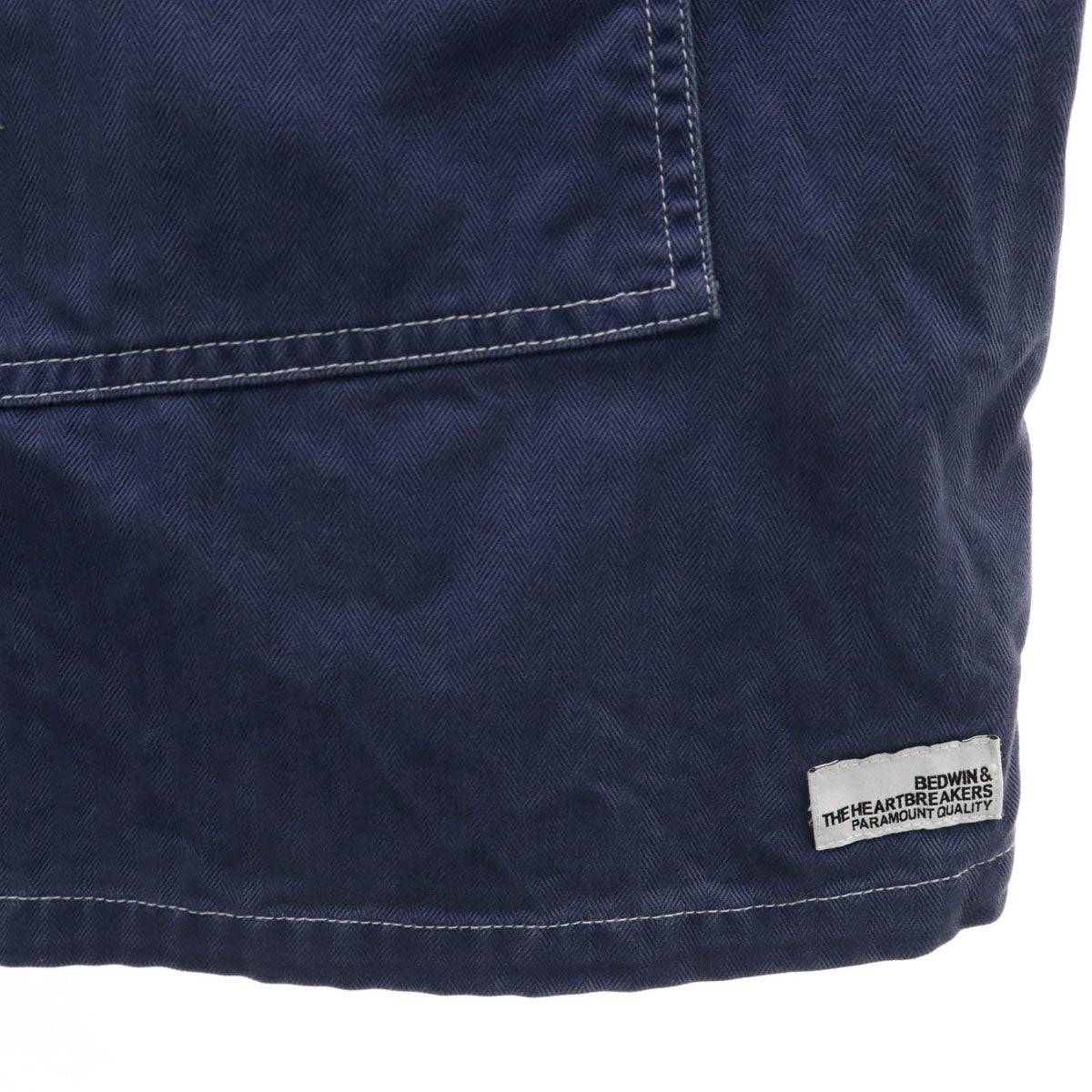 BEDWIN ベドウィン 日本製 ヘリンボーン カバーオール 2 ネイビー メンズ