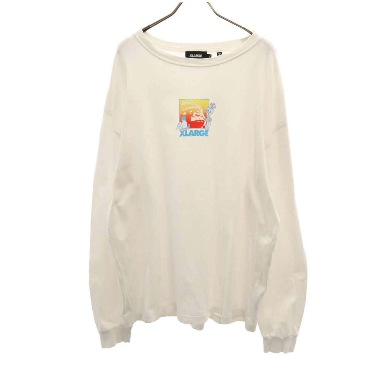 XLARGE エクストララージ 長袖 Tシャツ XL ホワイト ロンT メンズ