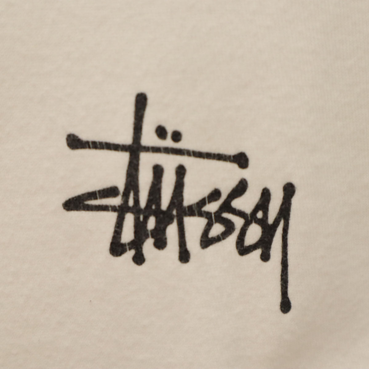 STUSSY ステューシー バックロゴ 長袖 Tシャツ XL ホワイト ロンT メンズ
