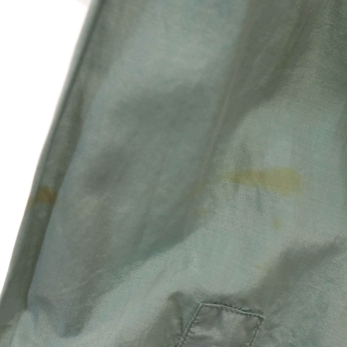 ISSEY MIYAKE イッセイミヤケ 90s シルクブレンド オールド 長袖 シャツ M グリーングレー メンズ