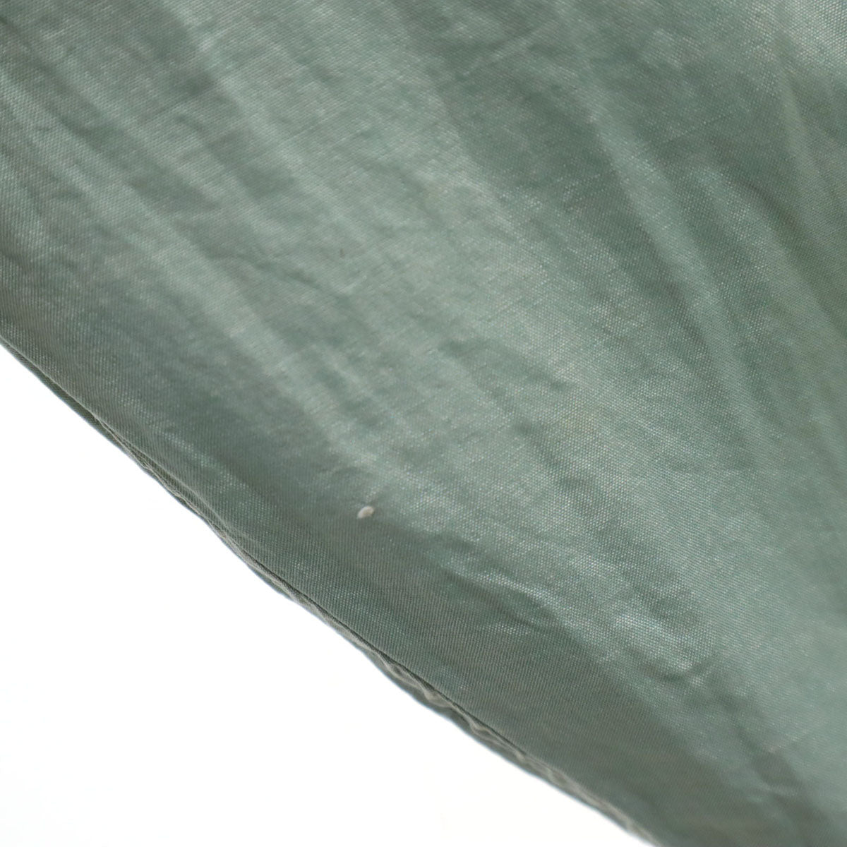 ISSEY MIYAKE イッセイミヤケ 90s シルクブレンド オールド 長袖 シャツ M グリーングレー メンズ
