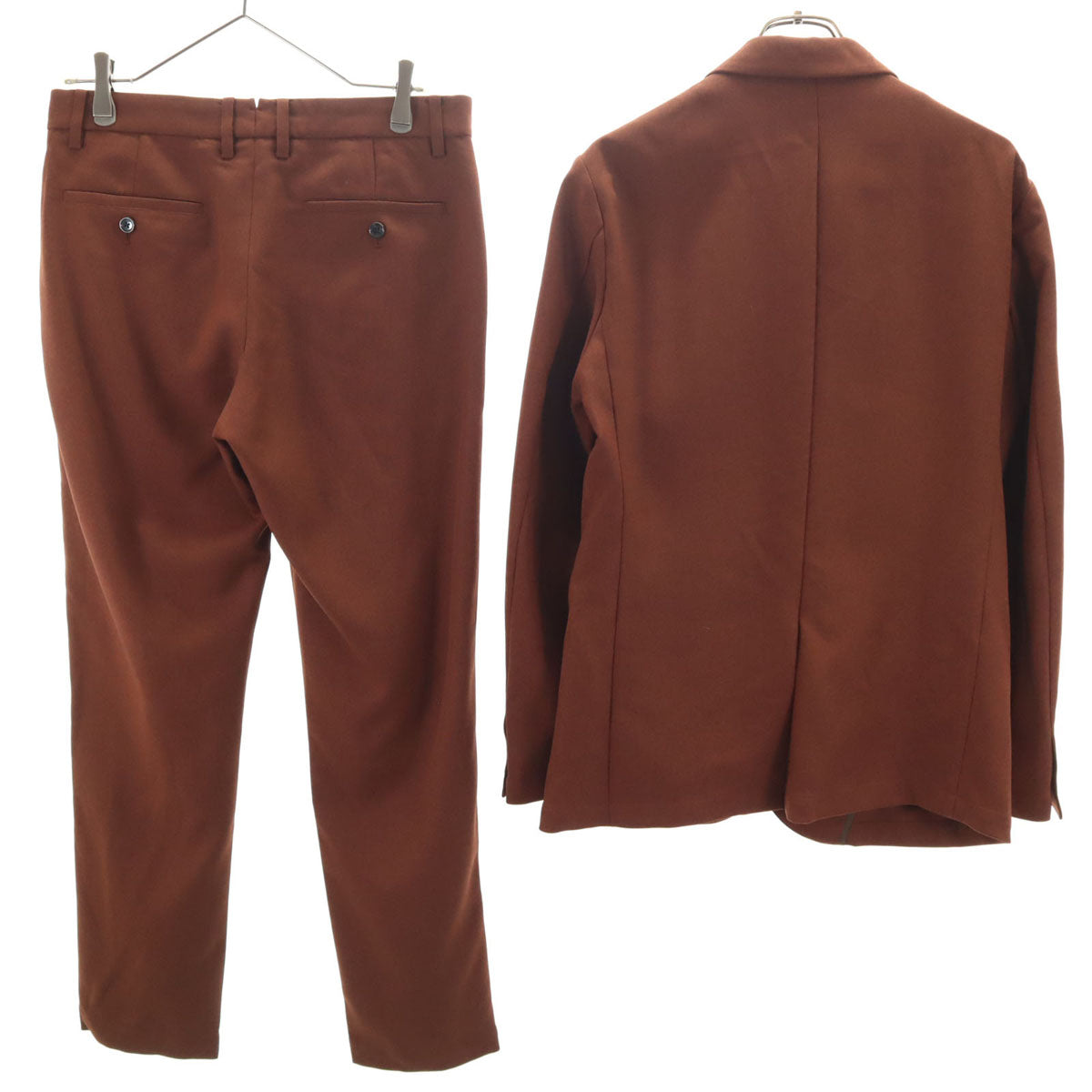 美品 JOURNAL STANDARD ジャーナルスタンダード スーツ 上下 セットアップ M ブラウン メンズ