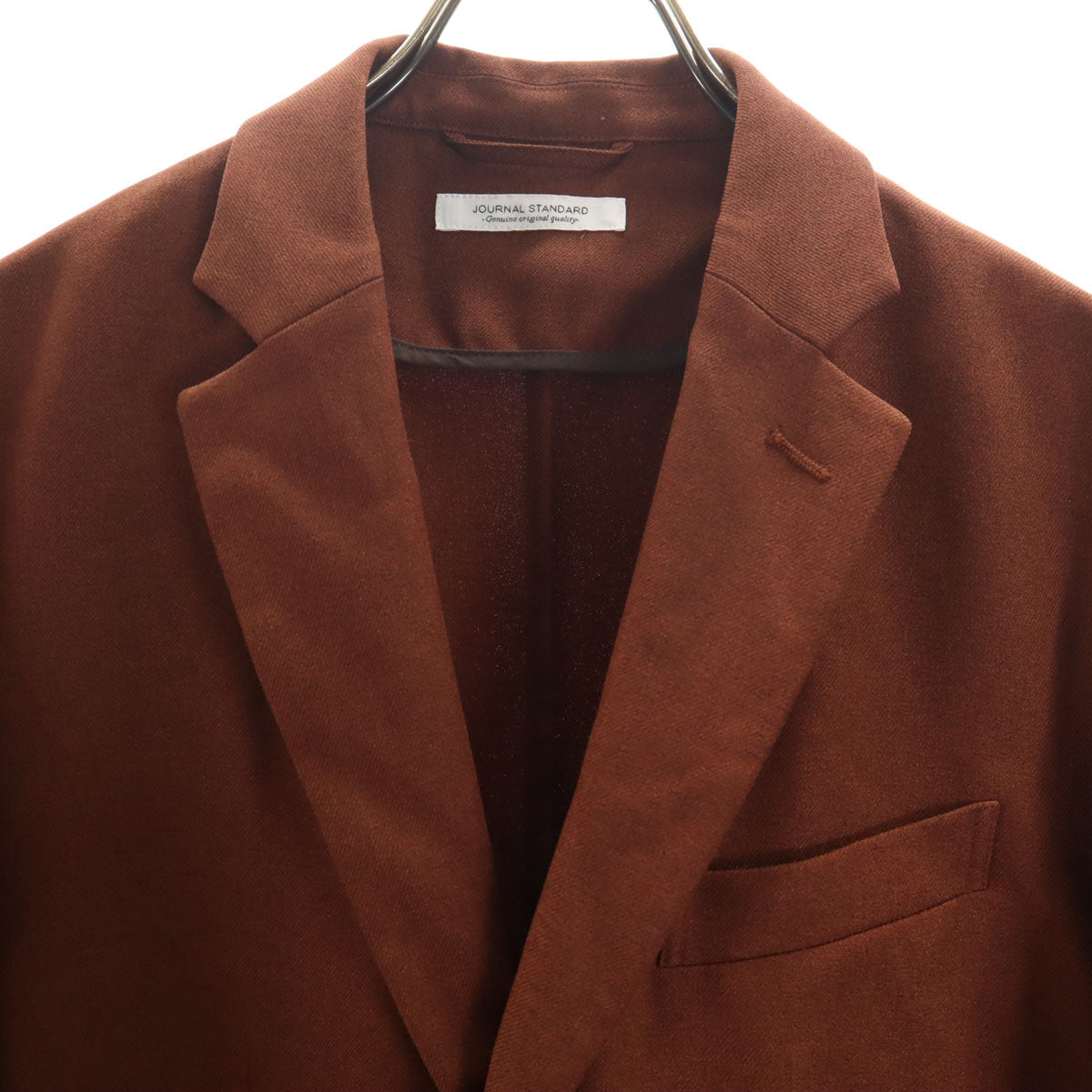 美品 JOURNAL STANDARD ジャーナルスタンダード スーツ 上下 セットアップ M ブラウン メンズ