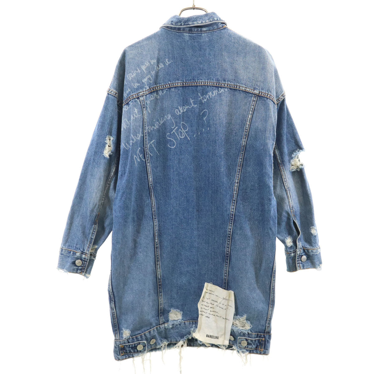 ZARA ザラ ロング デニムジャケット S ジージャン レディース
