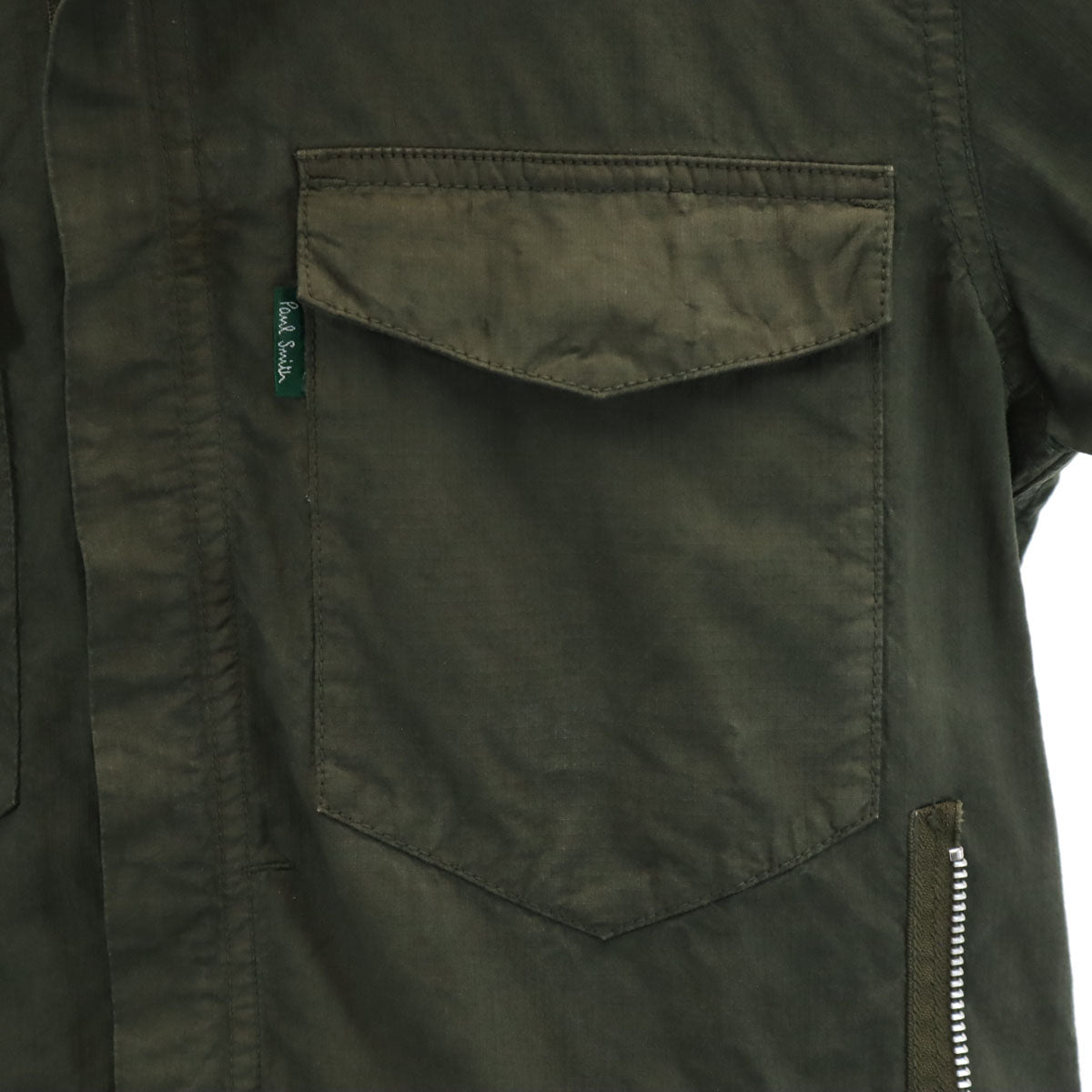 Paul Smith JEANS ポールスミスジーンズ ミリタリージャケット M カーキ メンズ
