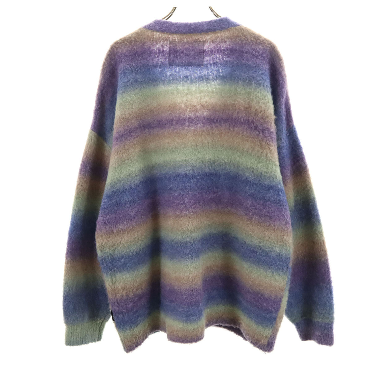 ADAM PATEK アダムパテック グラーデーション 長袖 ニットカーディガン 1 ブルー系 メンズ