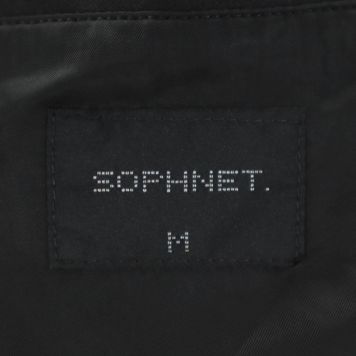 SOPHNET. ソフネット 日本製 テーラードジャケット M ブラック メンズ