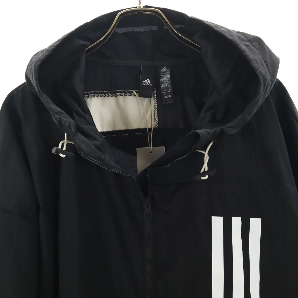 未使用 adidas アディダス ウインドブレーカー XO ブラック ジャケット ビッグサイズ メンズ