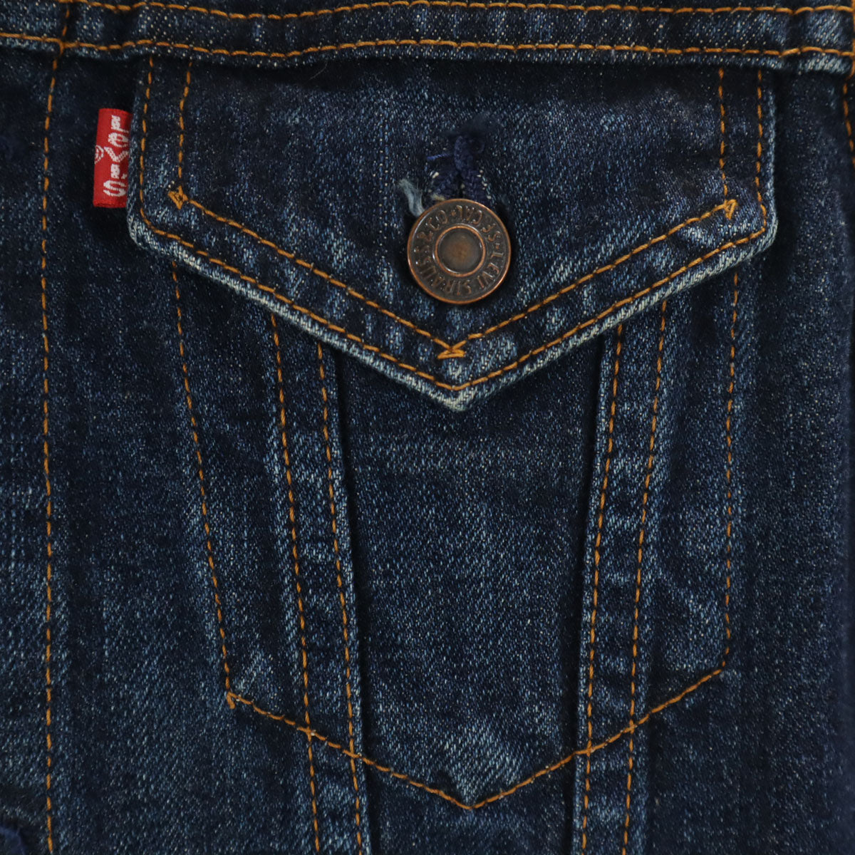 Levi's リーバイス 90s 78500 日本製 オールド デニムジャケット S インディゴ ジージャン トラッカー レディース