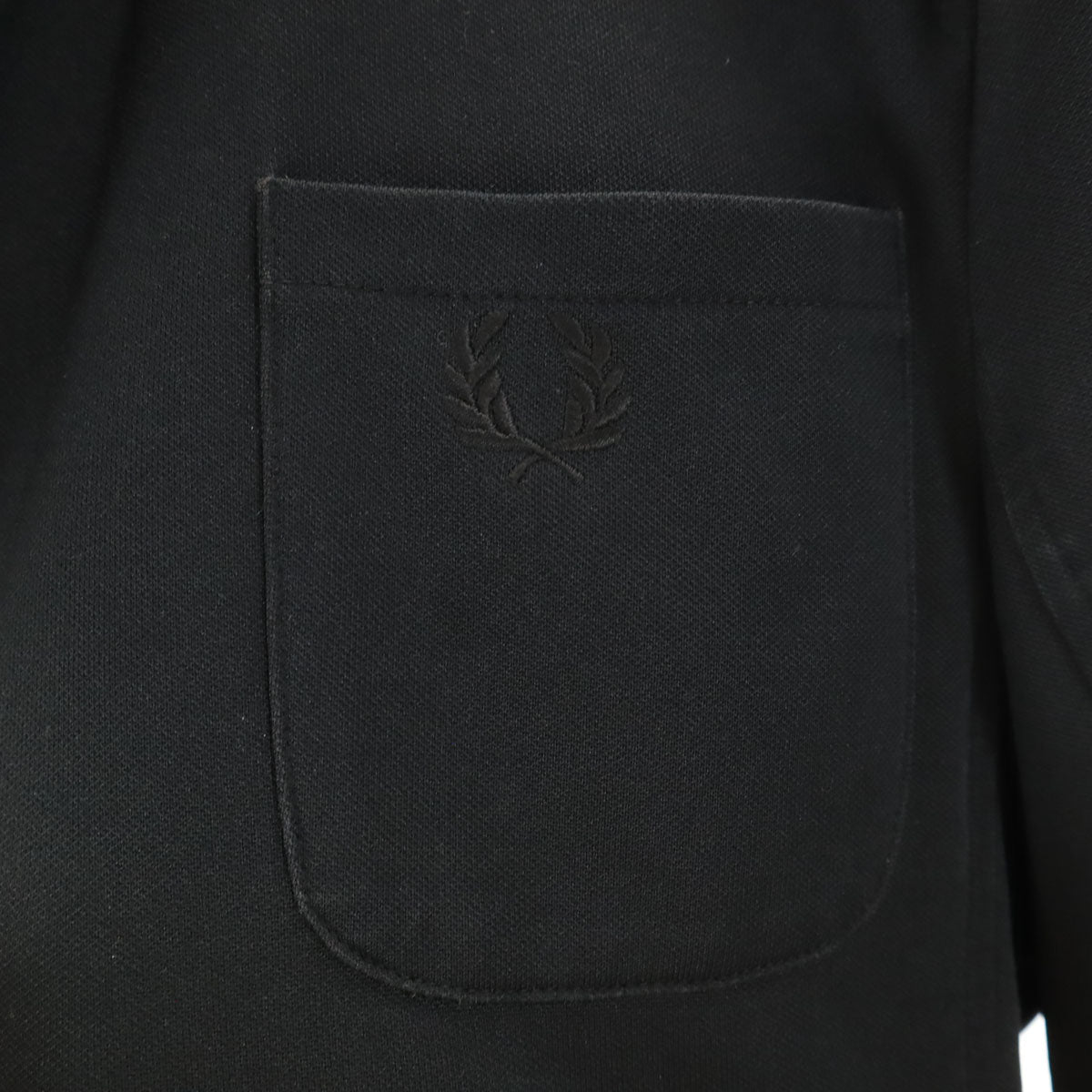 FRED PERRY フレッドペリー ジャージ テーラードジャケット S ブラック メンズ